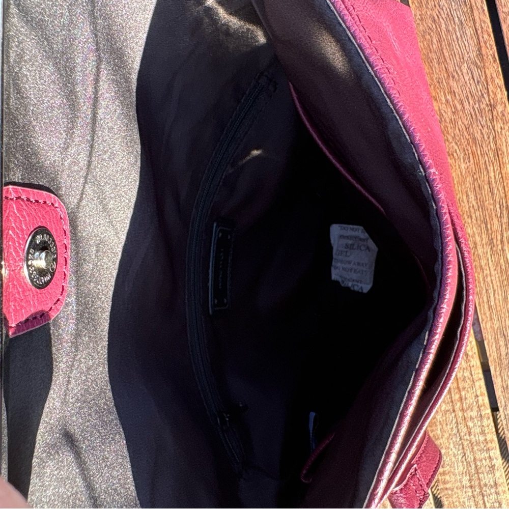 Nine West Crossbody / Clutch Bag | Burgundy | Good Condition | Link Chain - Picture 11 of 15